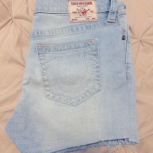 True Religion Women's Joey Cut Off Short